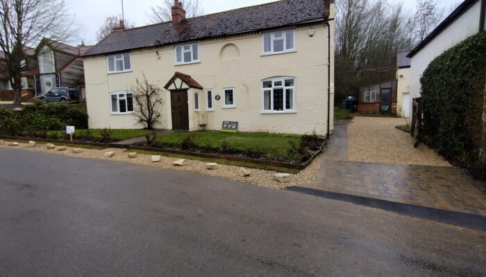 Gravel driveway